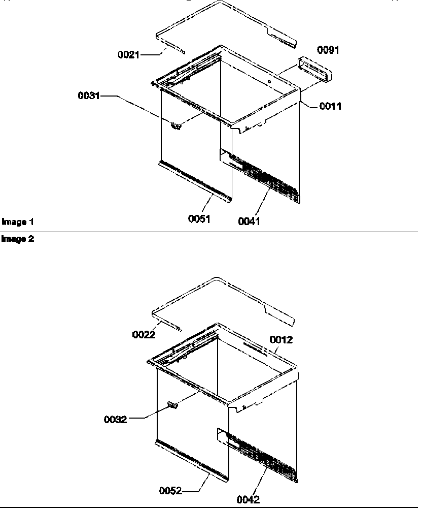 Amana BXF19TW-P1311901WW deli & crisper assemblies diagram