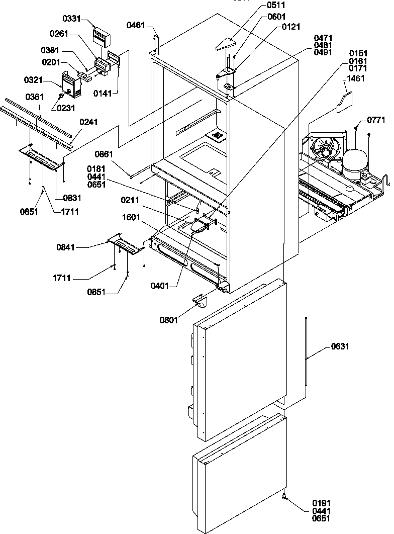 Amana BX22TL-P1196711WL controls & light covers diagram