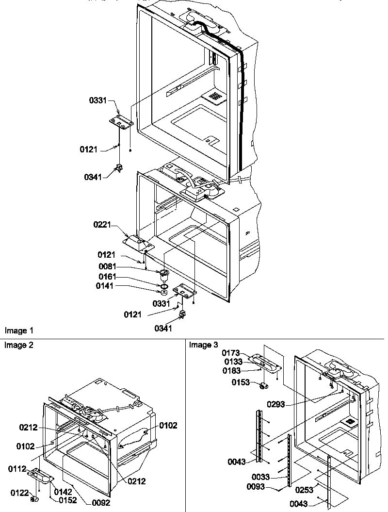 Amana BX22TL-P1196711WL light switches & drain funnel diagram