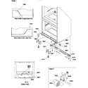 Amana BR22TE-P1196709WE insulation & roller assembly diagram