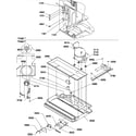 Amana BX21TE-P1196515WE machine compartment assembly diagram