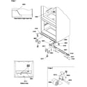 Amana BX21TE-P1196515WE insulation & roller assembly diagram