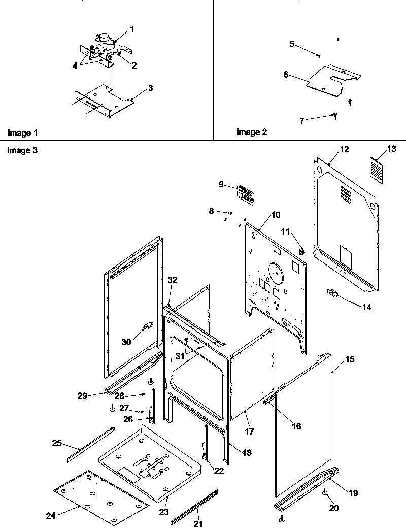 Amana ARTC8600E/P1143418NE cabinet diagram
