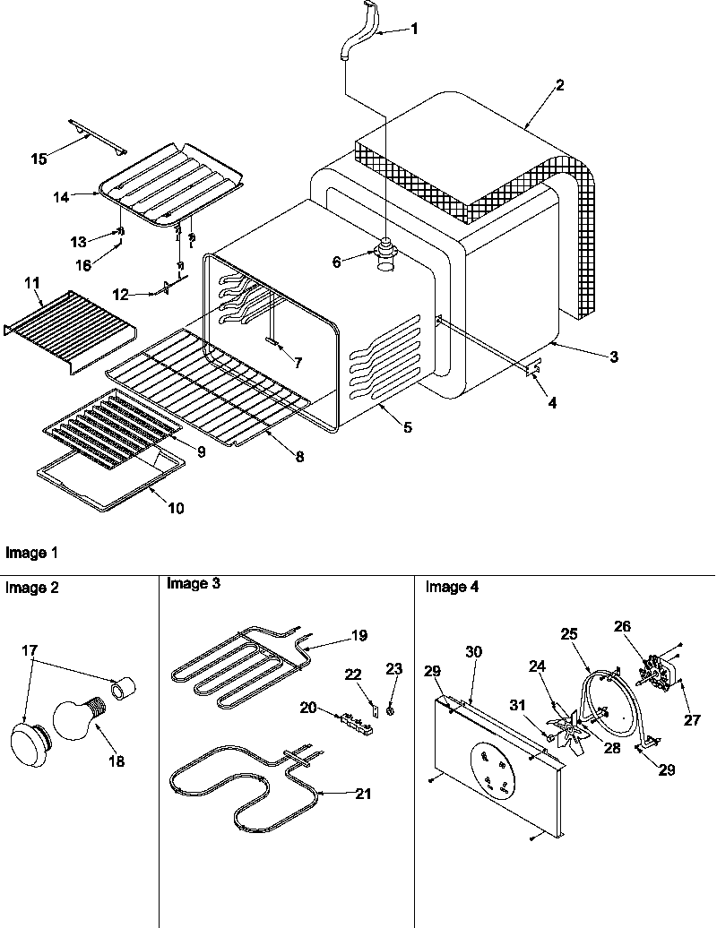 Amana ARTC8600E/P1143418NE cavity diagram