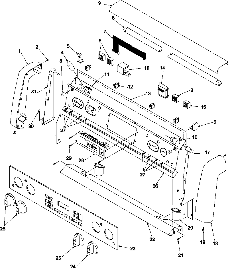 Amana ARTC8600E/P1143418NE backguard diagram