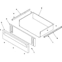 Amana ARTC8600E/P1143434NE storage drawer diagram