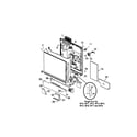 Amana AUD3000DB/P1307514W door assy diagram