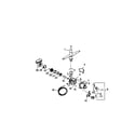 Amana AUD7000DLL/P1309609W motor & pump assembly diagram