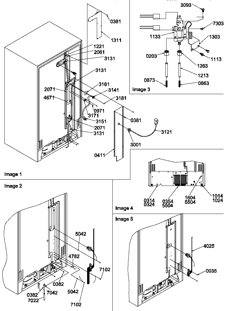 Amana SSD522SBW-P1184703WW cabinet back diagram