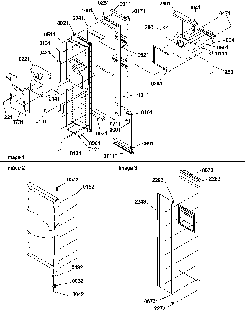 Amana SBDX520TW-P1308402WW freezer door diagram