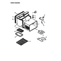 Amana CC1EF-P1133354N cabinet assembly diagram