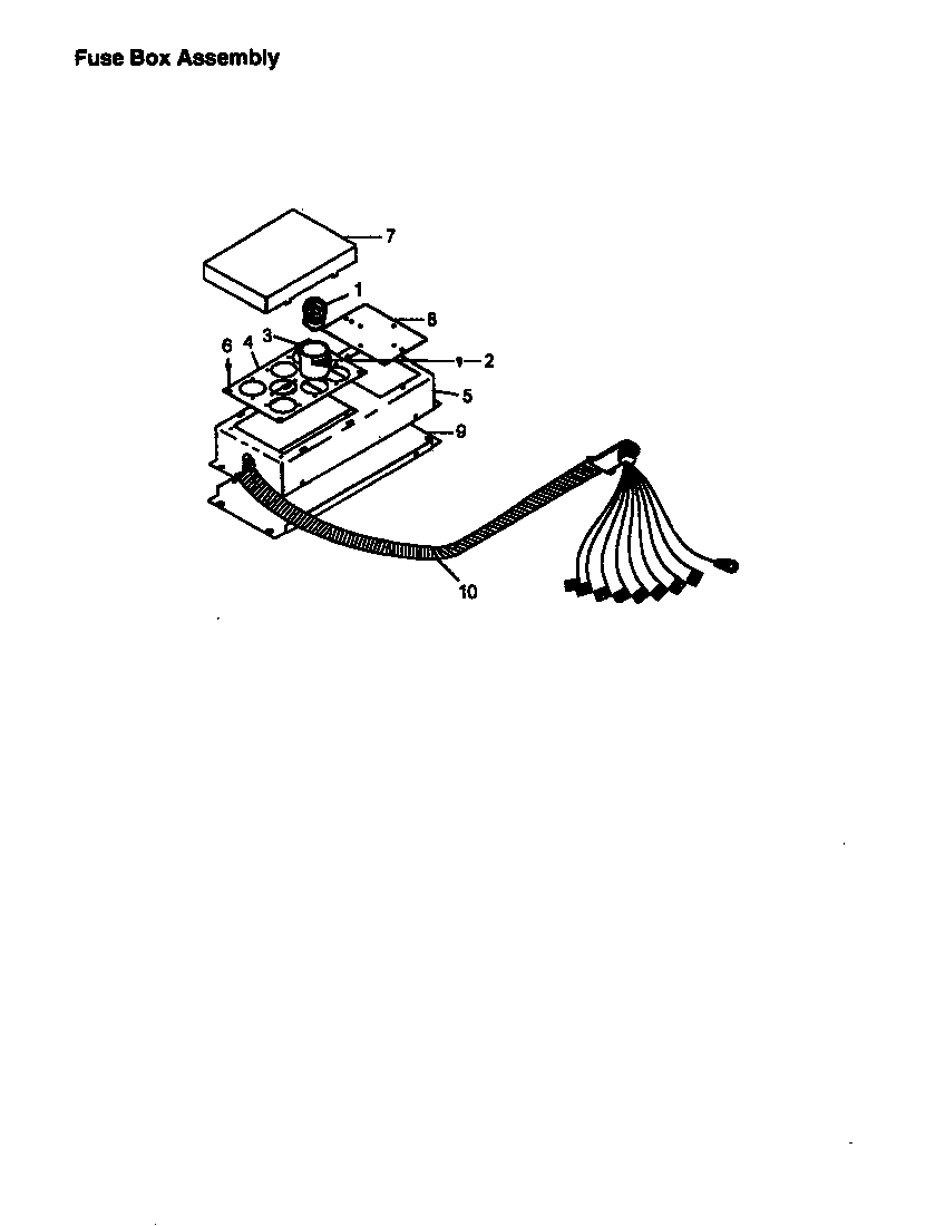 Amana CC12HRE-P1133347N fuse box assembly diagram