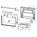 Caloric RWS202UD/P1132441N glass oven door (rws-rxs) diagram