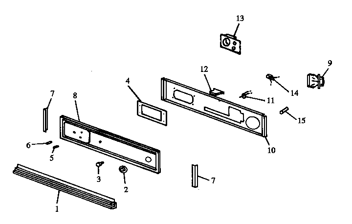Caloric RWS202UD/P1132441N control panel diagram