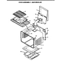 Caloric RSF330OUW-P1141256N oven assembly - bar broiler diagram