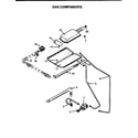 Caloric RSF320OW-P1141255N gas components diagram