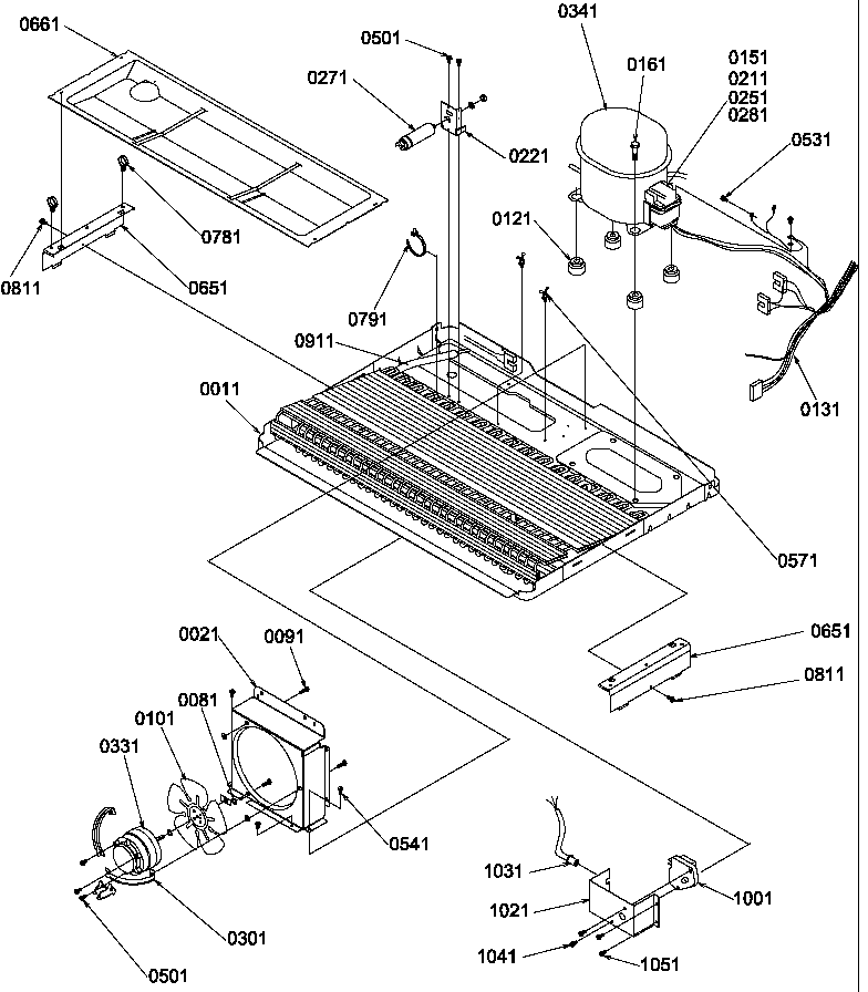 Amana SX322S2L-P1307303WL machine compartment diagram