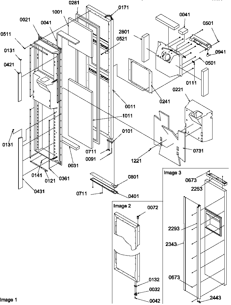 Amana SBDE20TPW-P1190904WW freezer door diagram