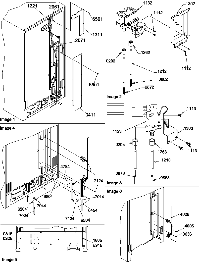 Amana SBDE20TPW-P1190904WW cabinet back diagram