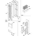 Amana SX25SE-P1190211WE freezer door and accessories diagram