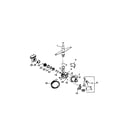 Amana ADU3000DB-P1309614W motor & pump assembly diagram