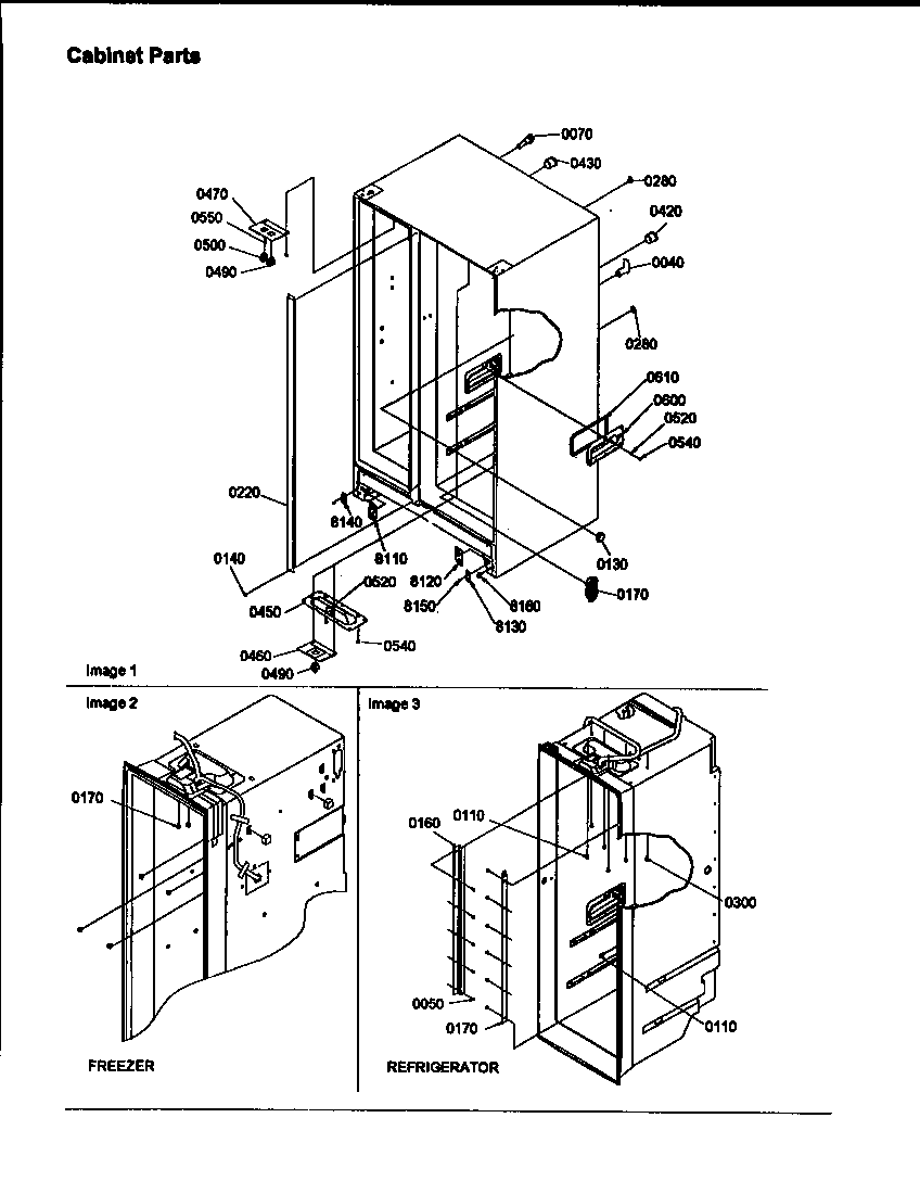 Amana SBD20S4L-P1190004WL cabinet diagram