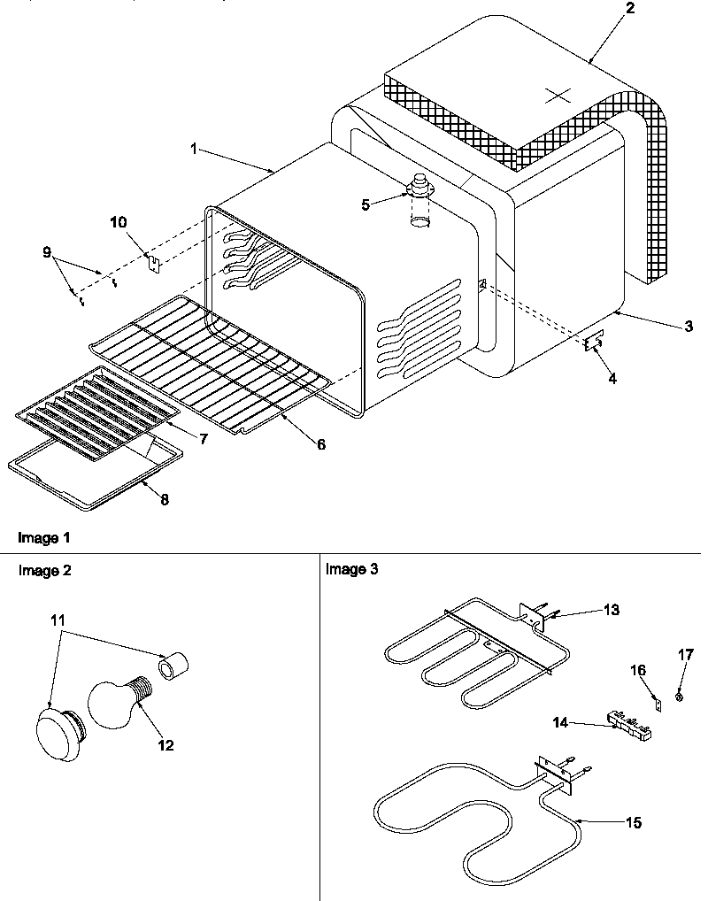 Amana ARR6300WW/P1143428NWW cavity diagram