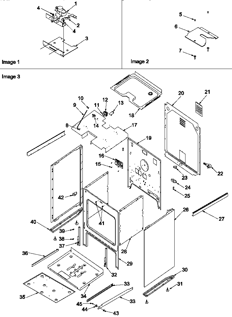 Amana ZRRSC8050WW-P1130671NWW cabinet diagram