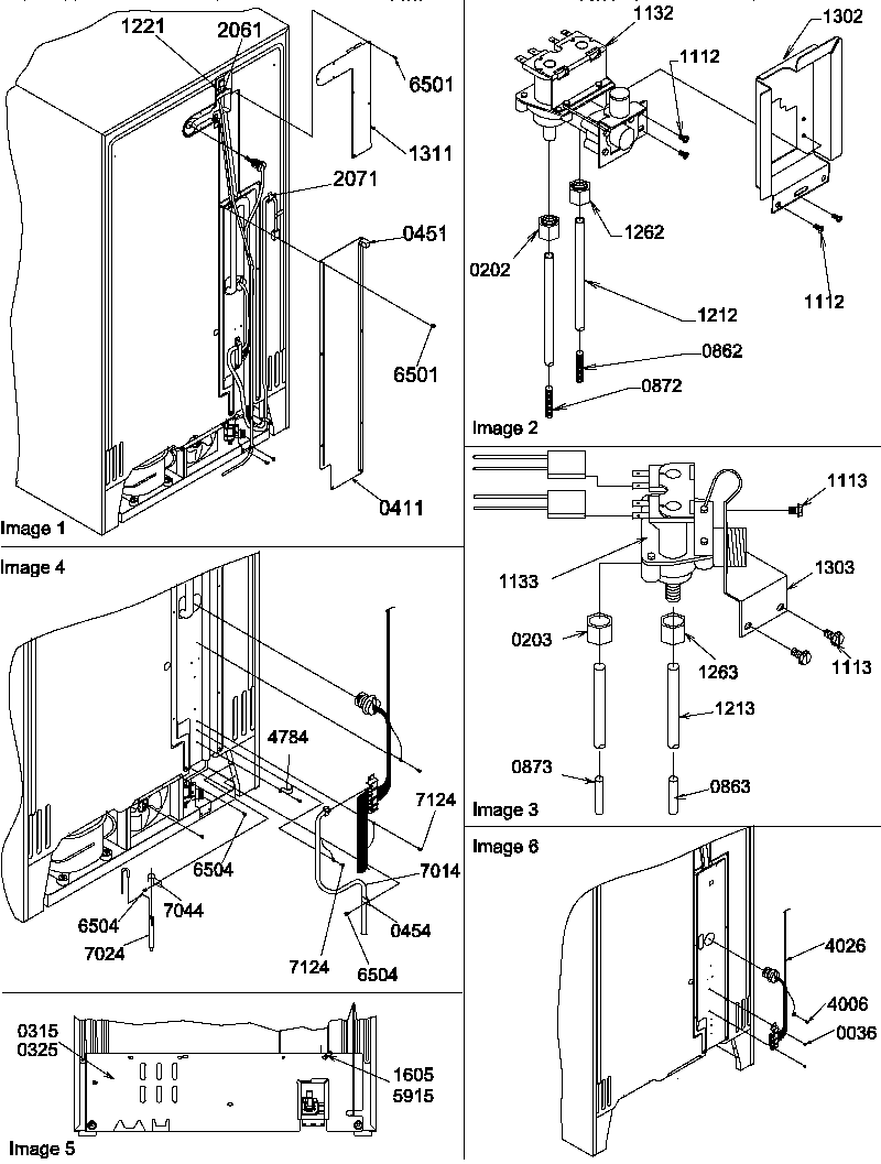 Amana SBDE20S4SW-P1190906WW cabinet back diagram