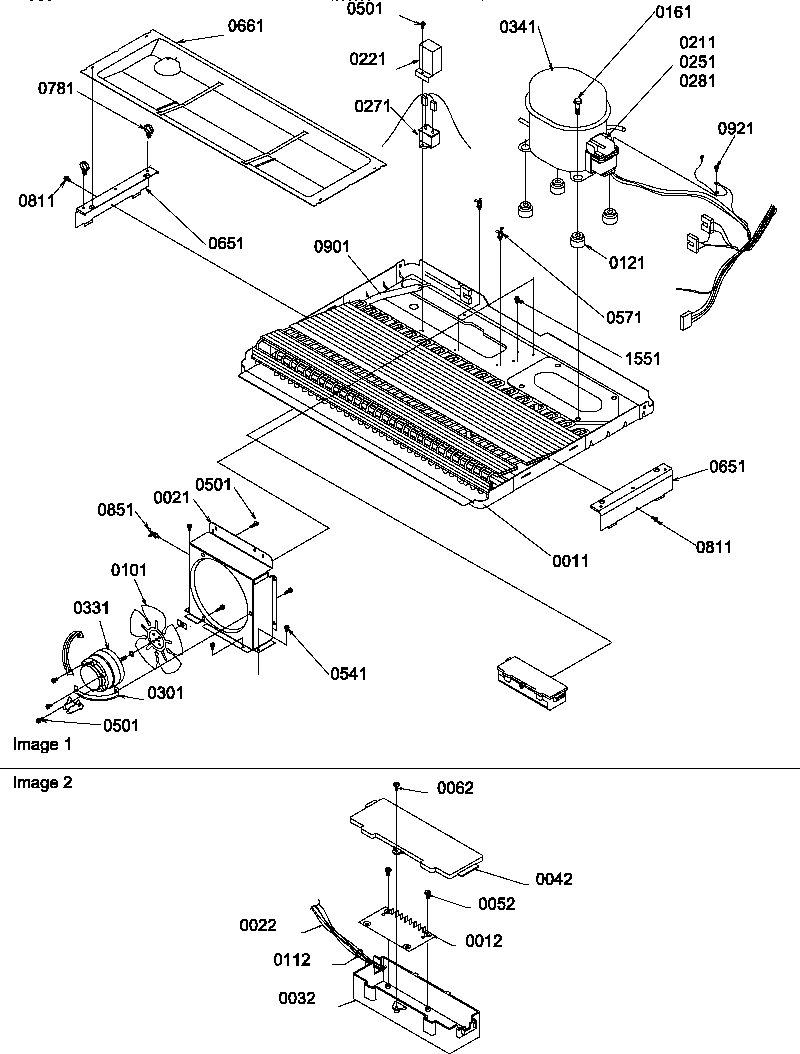 Amana SRD25VPE-P1190326WE machine compartment diagram