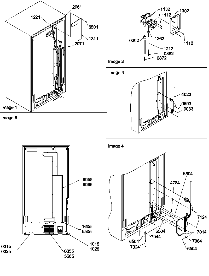 Amana SCD22TBL-P1303515WL cabinet back diagram