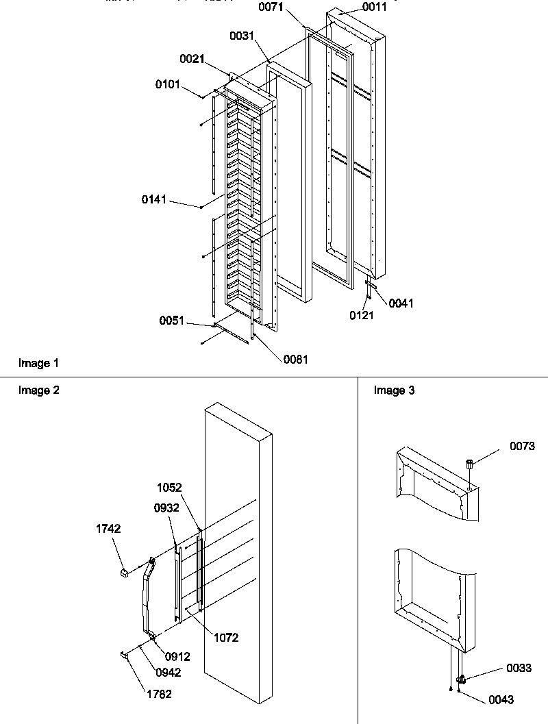 Amana SM22TBL-P1190212WL freezer door diagram
