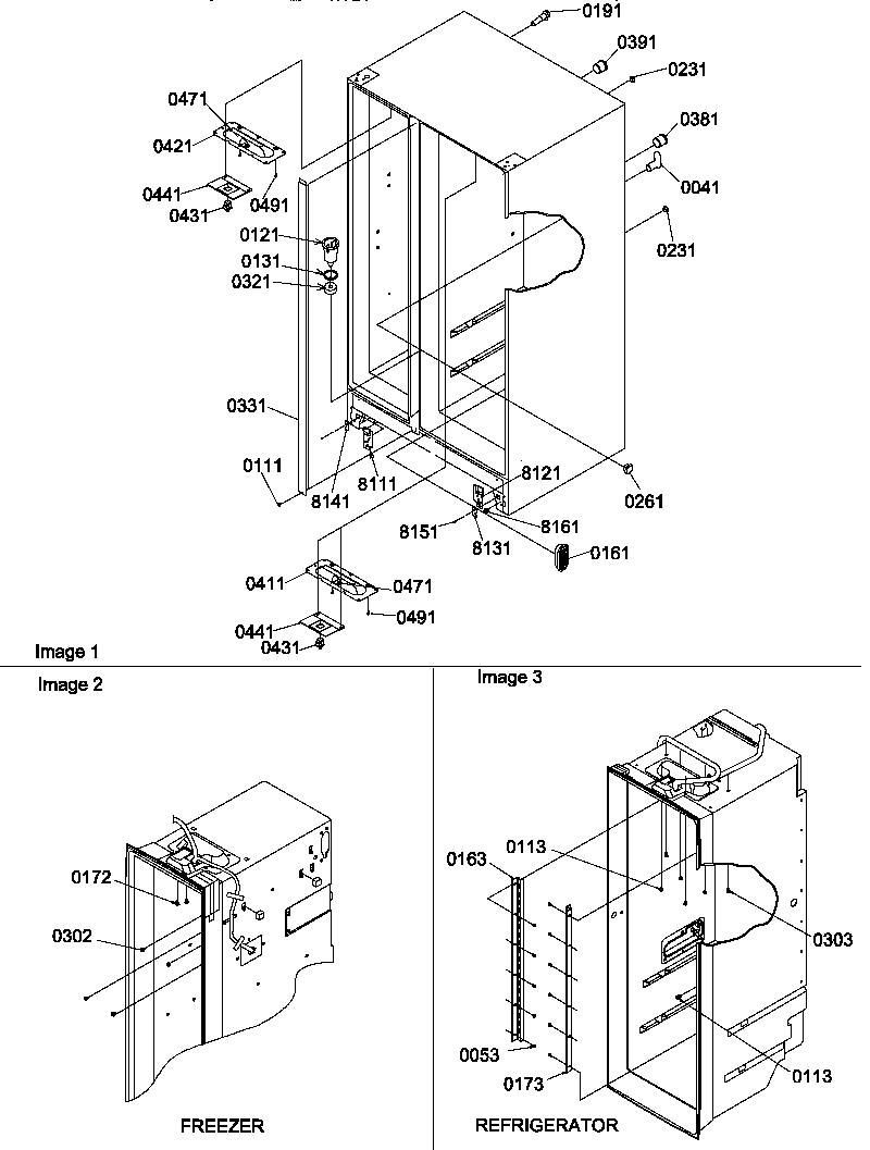 Amana SM22TBL-P1190212WL cabinet parts diagram