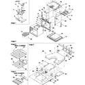 Amana AOES3030WW-P1132347NWW oven assy/bottom insulation diagram