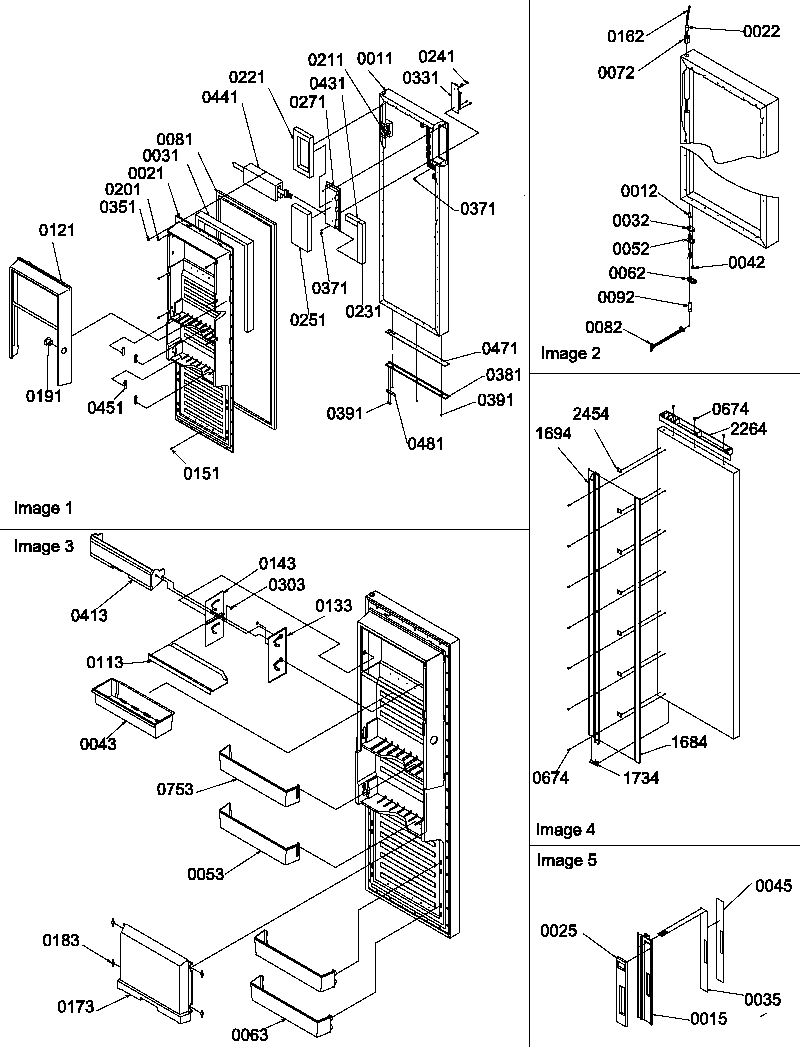 Amana SBIE20TPW-P1190708WW refrigerator door diagram