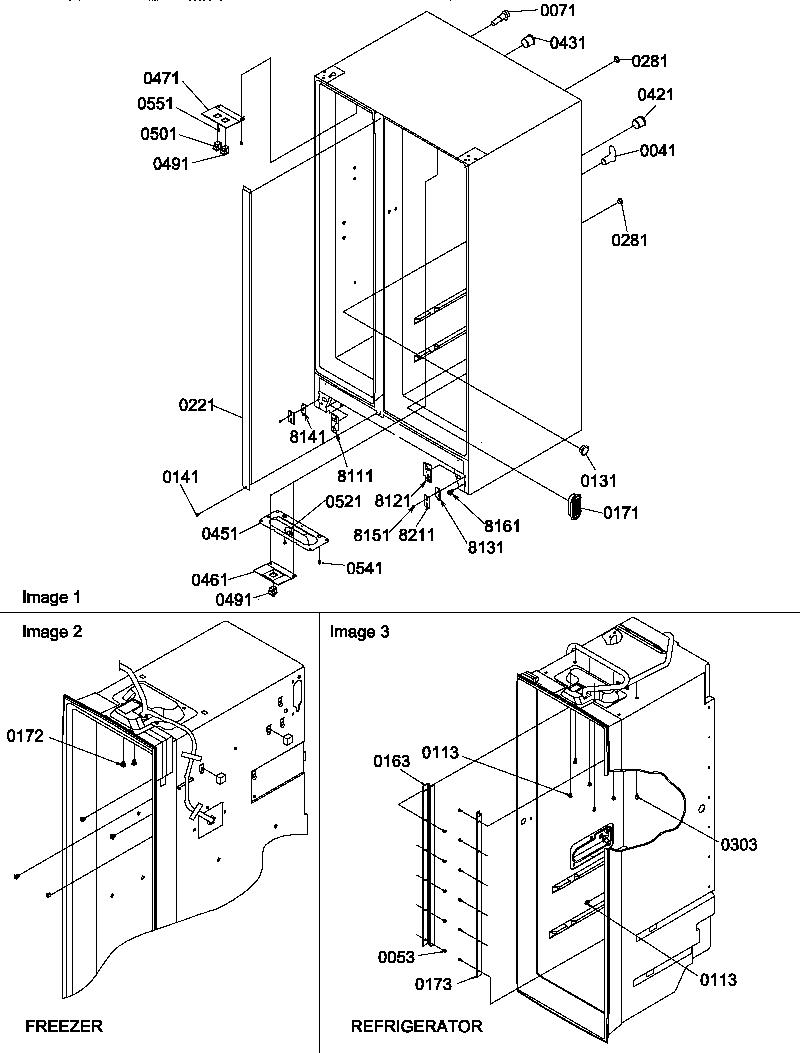 Amana SMD22TBW-P1303506WW cabinet parts diagram