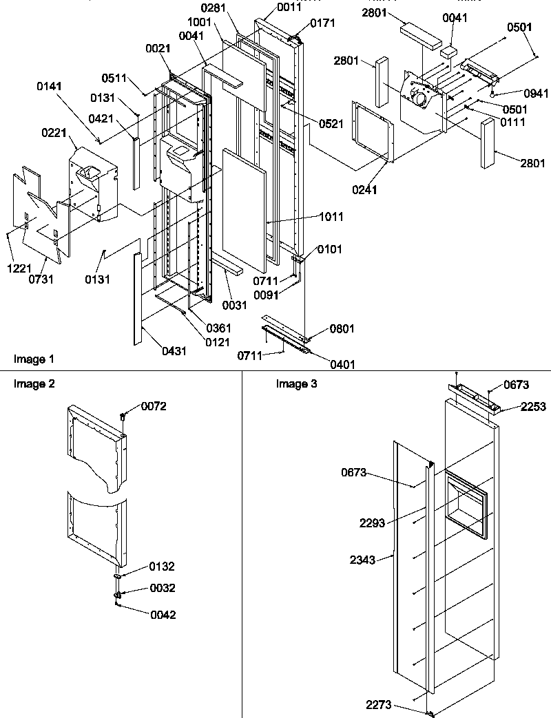 Amana SBD20TPW-P1190006WW freezer door diagram