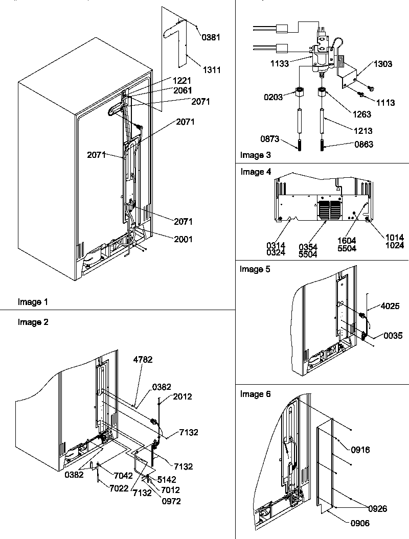 Amana SRD327S3L-P1312502WL cabinet back diagram