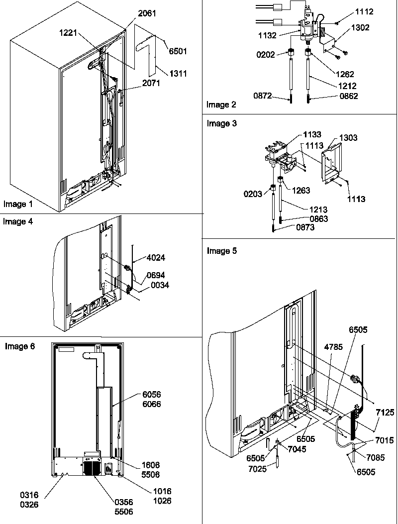 Amana SRD27S2E-P1190329WE cabinet back diagram