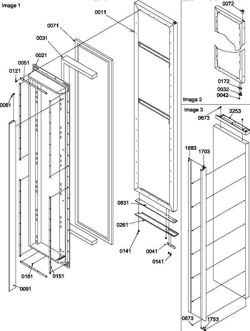 Amana SBI20TPSW-P1190706WW freezer door diagram
