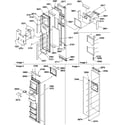 Amana SRDE520TBW-P1312402WW freezer door diagram