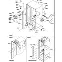Amana SRDE520TBW-P1312402WW cabinet parts diagram