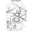 Amana GBI115A35A/P1176906F blower assembly diagram