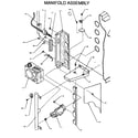 Amana GBI115A35A/P1176906F manifold assembly diagram