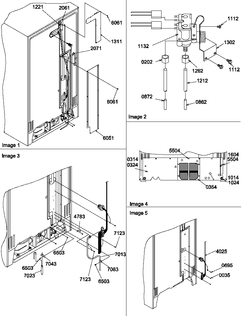 Amana SQD25TW-P1190427WW cabinet back diagram