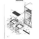 Amana TA18S2W-P1194501WW cabinet shelving diagram