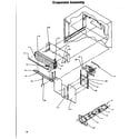 Amana TA18S2W-P1194501WW evaporator assembly diagram