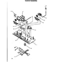 Amana TA18S2W-P1194501WW control assembly diagram