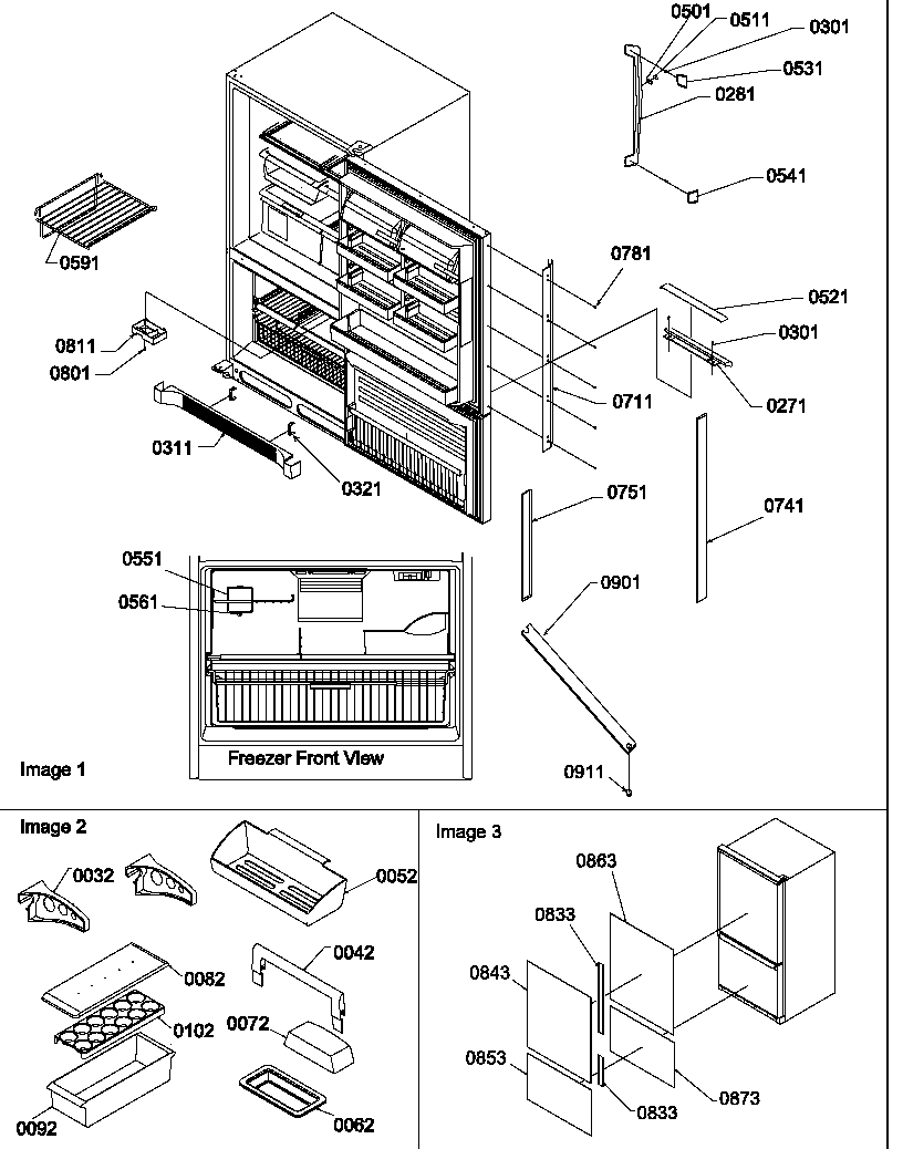 Amana BBI20TE-P1199101WE trim & accessories diagram