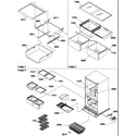 Amana BBI20TE-P1199101WE shelving diagram